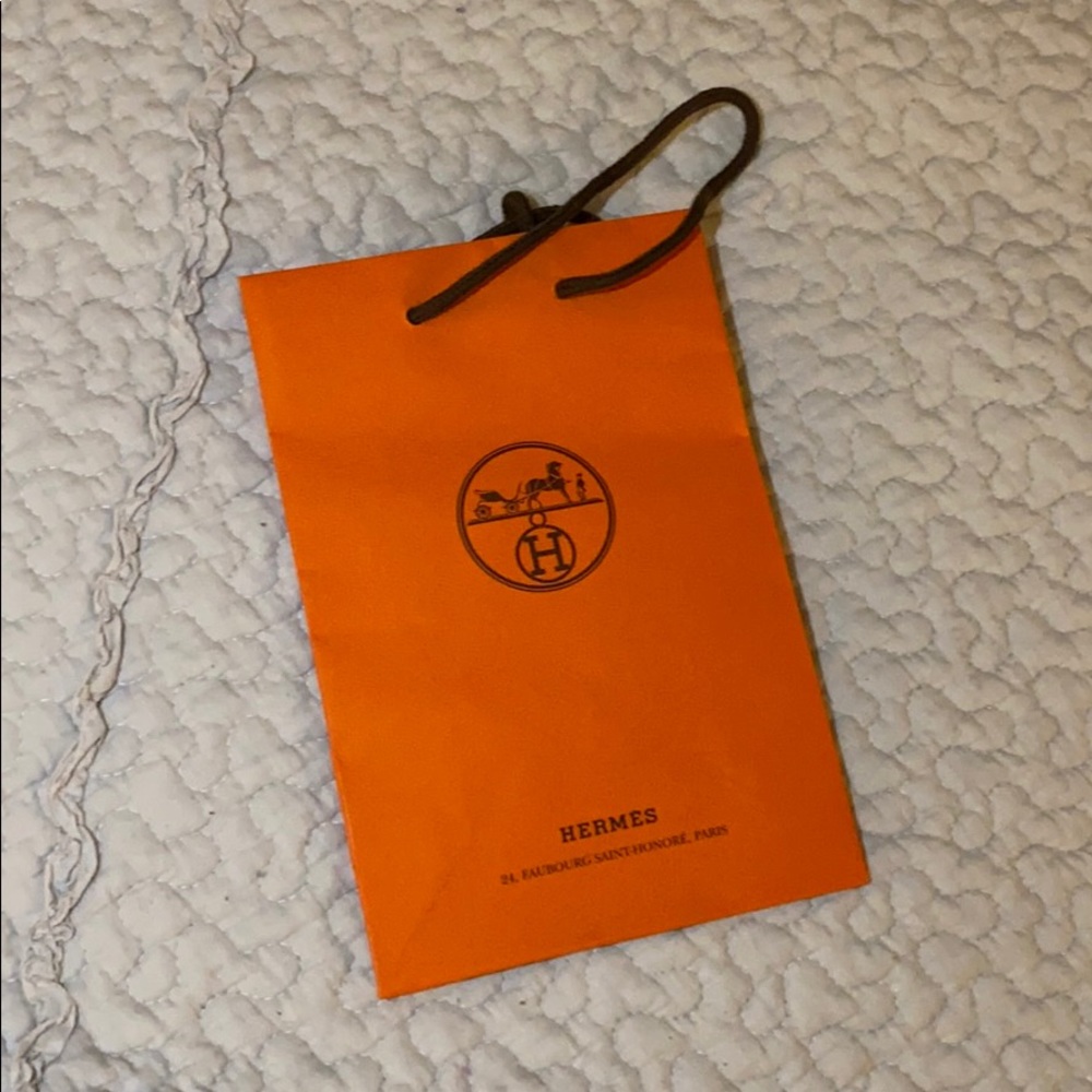 Authentic Hermes Shopping Bag